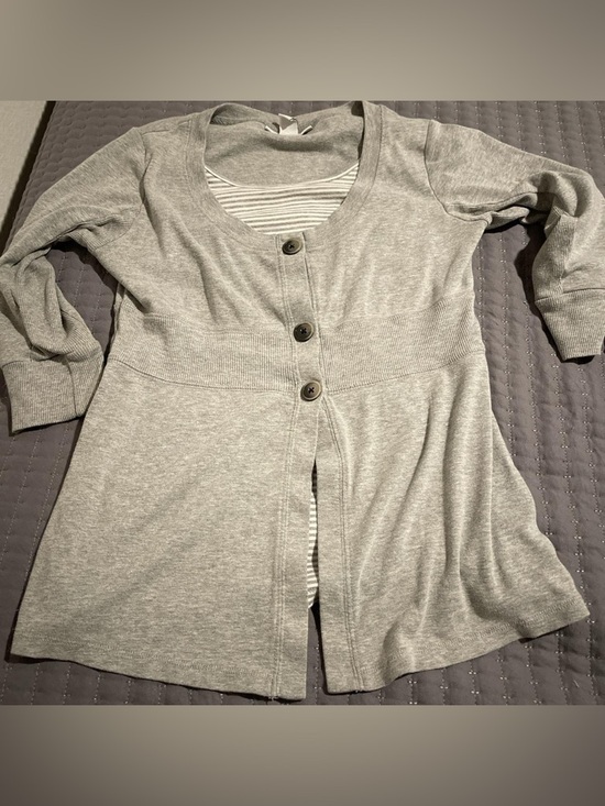 Style & Co. Sweaters - Style & Co. Gray Button-Front Women’s Cardigan